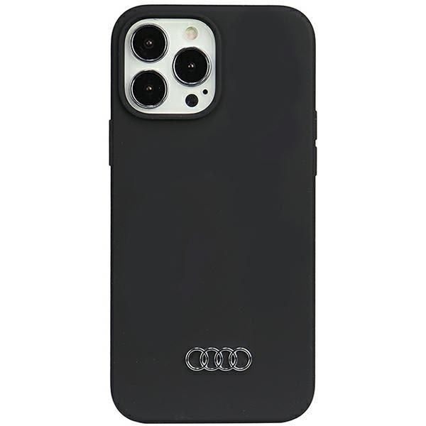 Audi Silicone Case iPhone 13 Pro Max 6.7" czarny/black hardcase zdjęcie 1