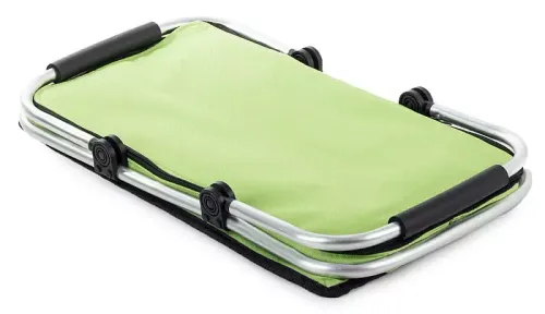 Koszyk piknikowy termiczny na piknik lub zakupy różne kolory do wyboru Rodzaj / wzór - Zielony na Arena.pl