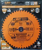 CMT Tarcza do drewna MDF OSB laminatu piła 216 x 30mm 48z widia 272.216.48M