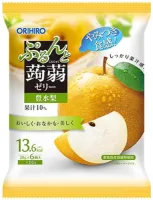 Purunto Konjac Jelly Pearl, galaretki o smaku gruszkowym 120g - Orihiro