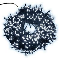 Lampki choinkowe świąteczne 500 LED wewnętrze zewnętrze zimne