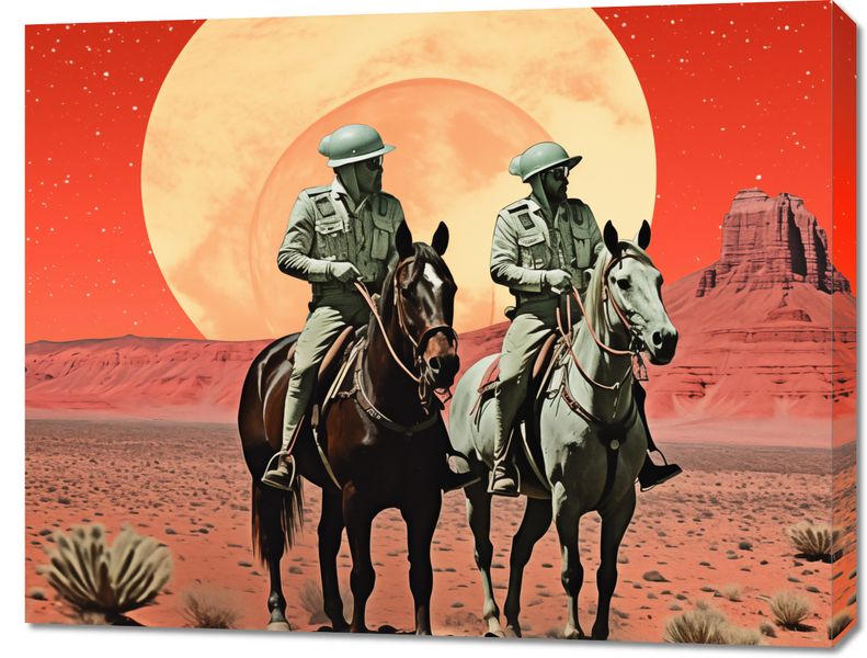 Obraz 90x70cm Patrol Kosmiczny zdjęcie 1