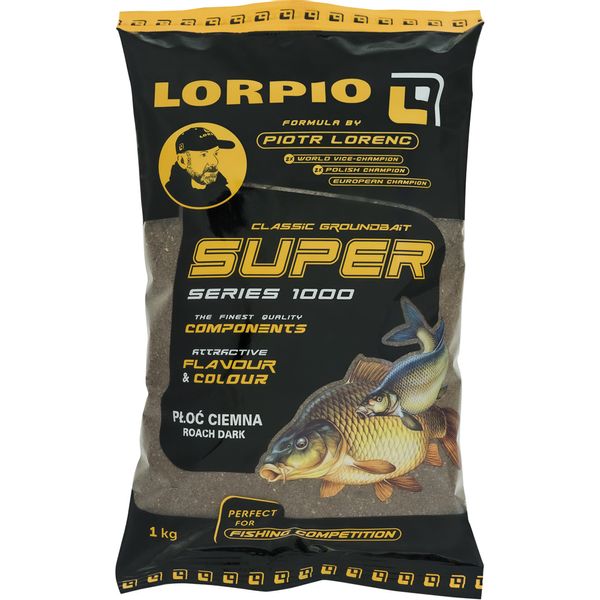 Zanęta Lorpio Super Płoć Ciemna 1000g zdjęcie 1
