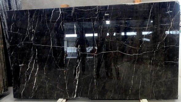 GRES POLER CZARNY MARMUR 160X80 WYSOKI POŁYSK g.II zdjęcie 1