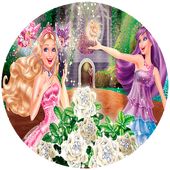 Opłatek na tort Barbie