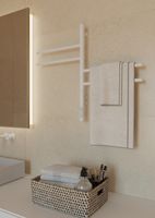 ELNA Grzejnik łazienkowy elektryczny Vertical 4 ruchome ramiona White