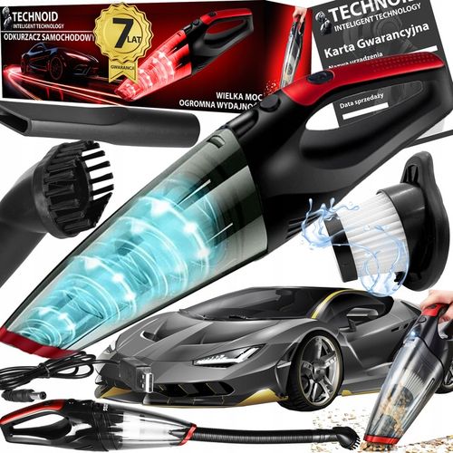 ODKURZACZ SAMOCHODOWY CYKLONOWY 400W BEZPRZEWODOWY BEZWORKOWY HEPA na Arena.pl