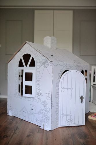 DOMEK Z TEKTURY tekturowy do malowania kartonowy na Arena.pl