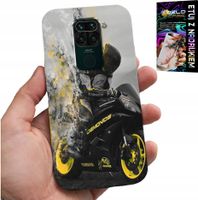 ETUI DO XIAOMI NOTE 9 - MOTOR MOTOCYKLE FAN WIELE WZORÓW PLECKÓW