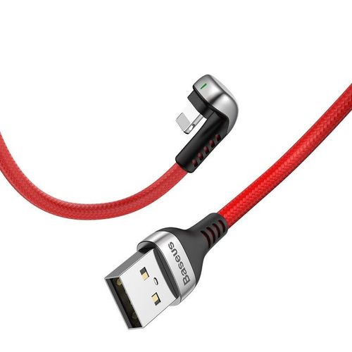 Kabel kątowy Lightning Baseus U-shaped 2m 1.5A (czerwony) na Arena.pl