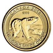 Canada: Polar Bear 1/10 uncji Złota 2018