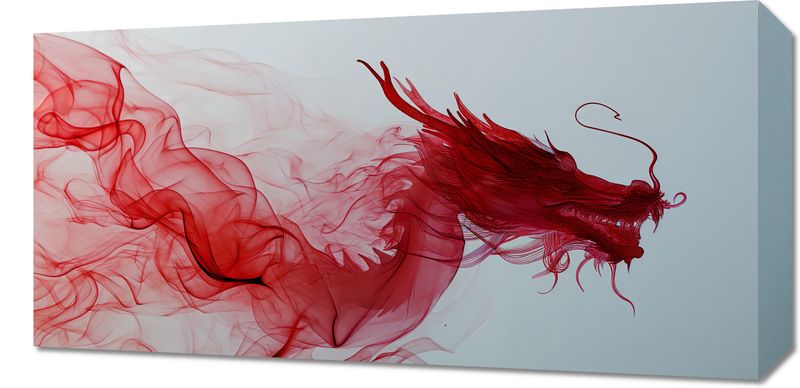 Obraz 60x30cm Smoczy Wzlot zdjęcie 1