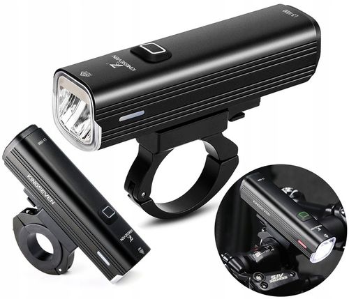 Mocna Lampka ROWEROWA Światło LED przód 1000lm latarka 4800mAh ROWER na Arena.pl