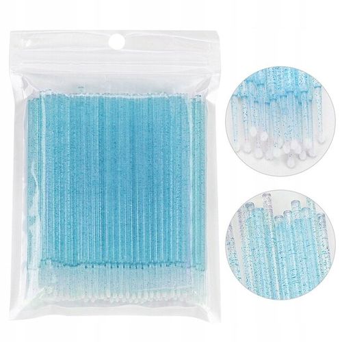 100x MIKRO APLIKATORY DO RZĘS BROKAT na Arena.pl