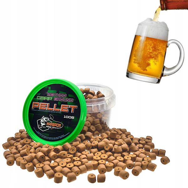 PELLET HACZYKOWY MARGROM 8mm 100g Piwo zdjęcie 1