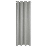 Zasłona na przelotkach w stylu eko ROMA 140X250 szara