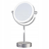 Podświetlane lusterko do makijażu LED zimne światło 18cm Sencor SMM 3090SS