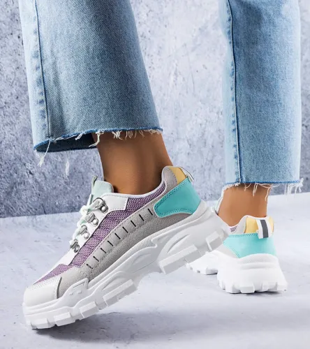 Szare masywne sneakersy Éléonore 36 na Arena.pl