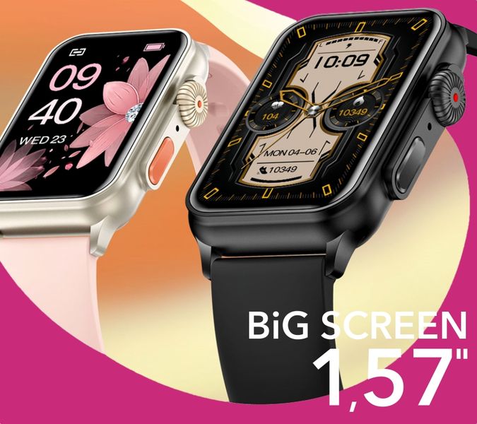 smartwatch damski rubicon rncf06 black smarub215 zdjęcie 6