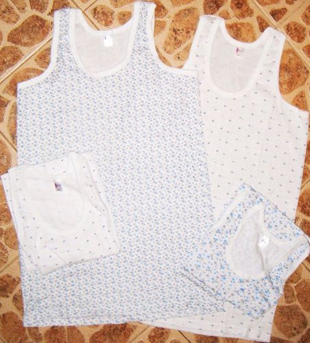 PODKOSZULEK DAMSKI r.XL BIAŁY WZÓR BAWEŁNA 100% podkoszulka zestaw szt.2 na Arena.pl