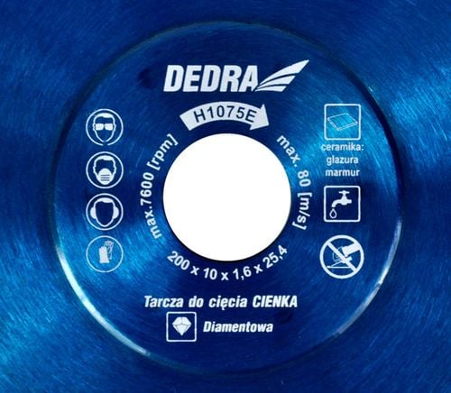 TARCZA DIAMENTOWA 200mm CIENKA DO GRESU GLAZURY na Arena.pl