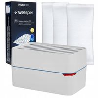 Pochłaniacz wilgoci Wessper P4 Humifill ze wskaźnikiem + 3x duży wkład 500g