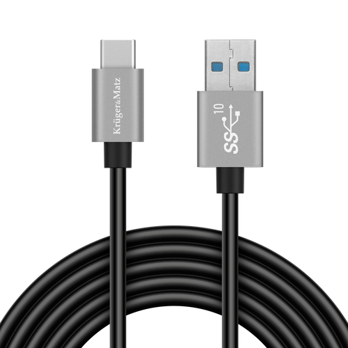 Kabel USB - USB-C Typ C 0,5m 3A Kruger&Matz na Arena.pl