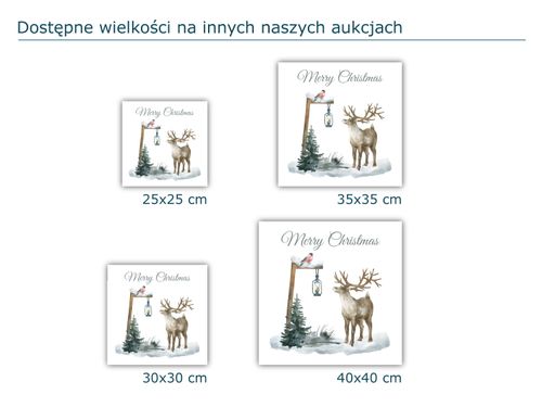 SZKLANA DESKA KUCHENNA 40x30cm - 514b renifer na Arena.pl