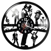 Zegar ścienny z płyty winylowej Michael Jackson 373.14