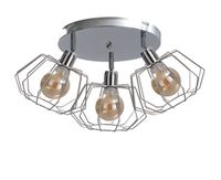 Spot 3xE27 LUNA SILVER