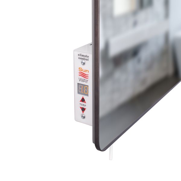 Grzejnik elektryczny na podczerwień lustro 450W z termostatem - Arena.pl