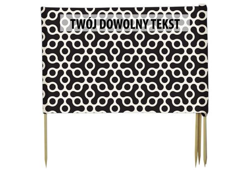 PARAWAN PLAŻOWY Abstrakcyjny wzór z indywidualnym  napisem 8 PANELI 2.8 na Arena.pl