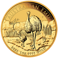 Australijski Emu 1 uncja Złota 2021