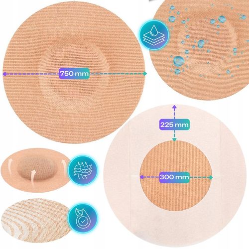 PLASTRY OCHRONNE NA SENSOR FREESTYLE OKRĄGŁE LIBRE WYTRZYMAŁE 10 szt na Arena.pl