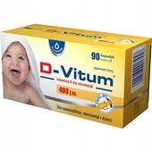 D-VITUM WITAMINA D 400J.M. DLA NIEMOWLĄT 90 KAPS