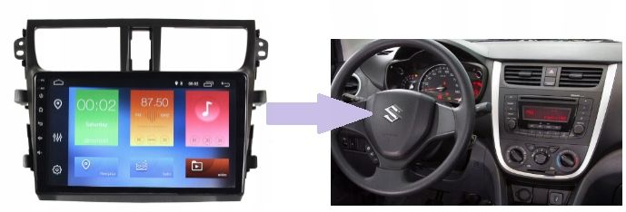 RADIO NAWIGACJA GPS SUZUKI CELERIO 2014+ ANDROID zdjęcie 6