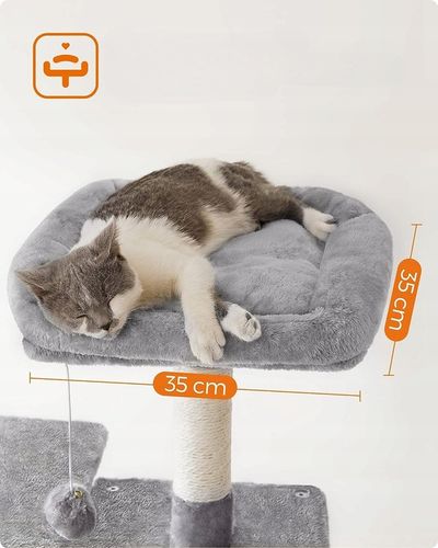 DRAPAK DLA KOTA DUŻY XL 6 POZIOMÓW WYSOKI LEGOWISKO SŁUPEK DOMEK 143cm na Arena.pl