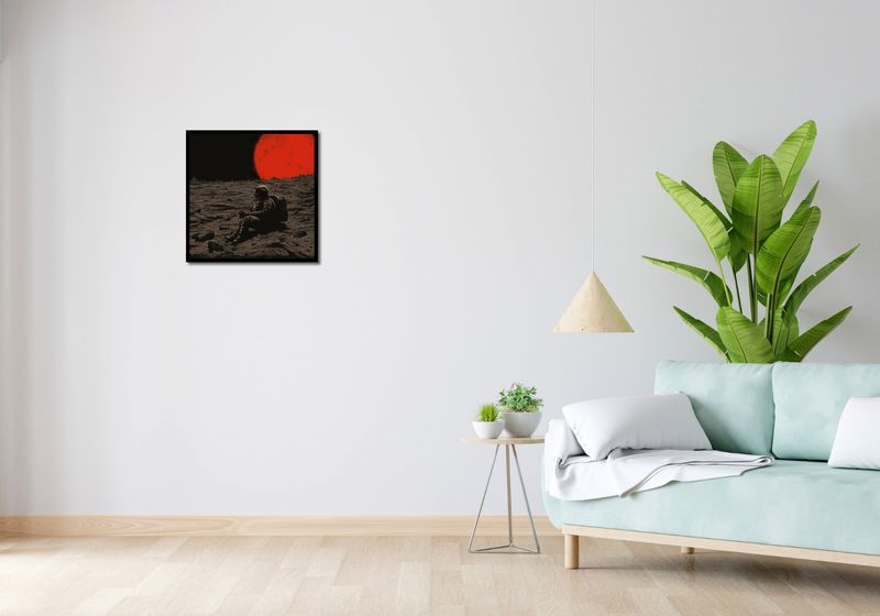 Plakat 50x50cm Samotność w Kosmosie zdjęcie 4