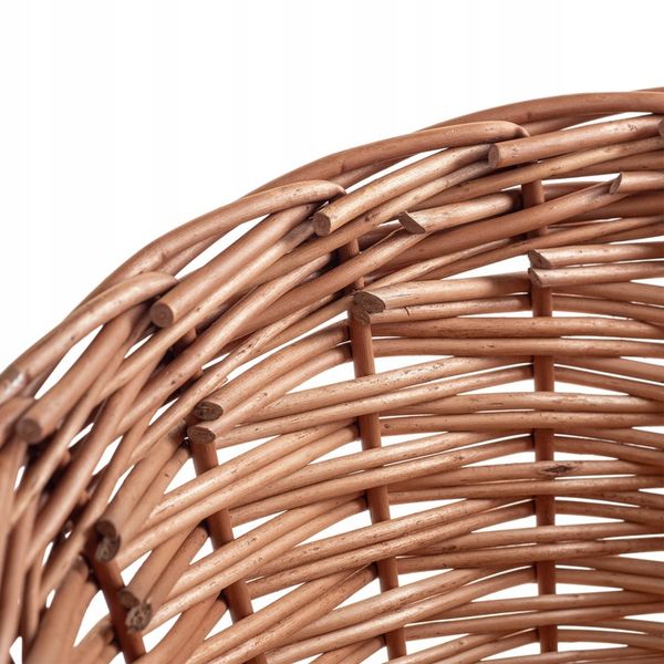 OSŁONA NA STOJAK CHOINKOWY WIKLINOWA 50 cm OSŁONKA POD CHOINKĘ KOSZ BOHO zdjęcie 3