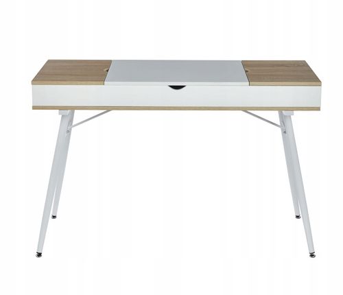 biurko b16-fx dąb sonoma/białe na Arena.pl