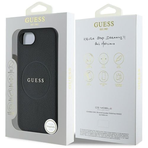 etui guess grained ring magsafe do       iphone 16e czarny na Arena.pl