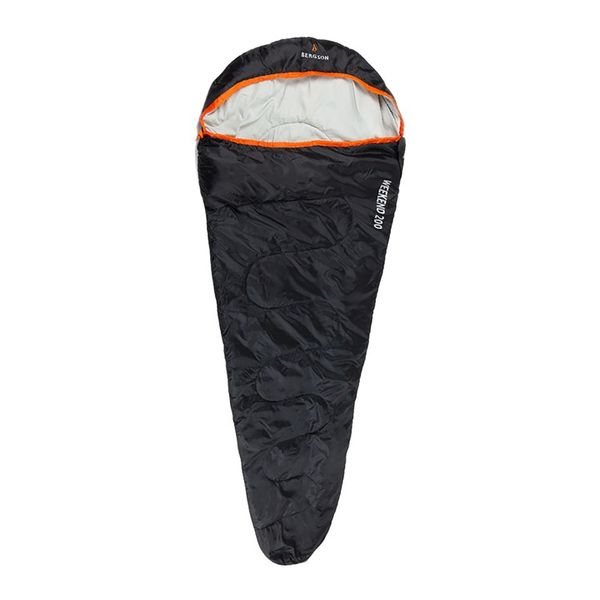 Śpiwór BERGSON Weekend 200 black 230 cm zdjęcie 1