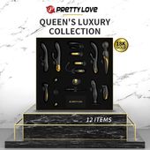 pretty love   golden black couples set
