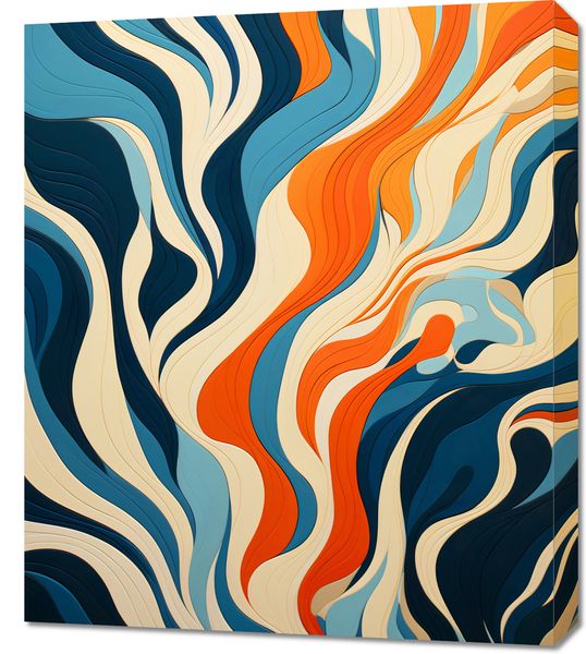 Obraz 60x70cm Oceaniczne Fale zdjęcie 1