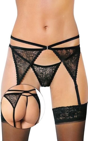 Garterbelt 3318 - Black M/L zdjęcie 1