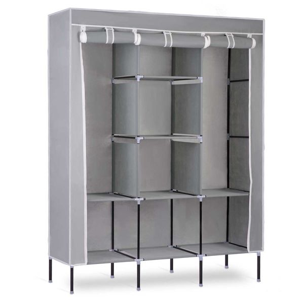 Szafa tekstylna Massido - szara zdjęcie 2