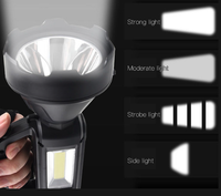 Latarka solarna turystyczna LED taktyczna