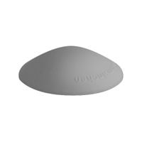 odbojnik drzwiowy plastikowy fi 40mm , h 10mm biały - hs 352600