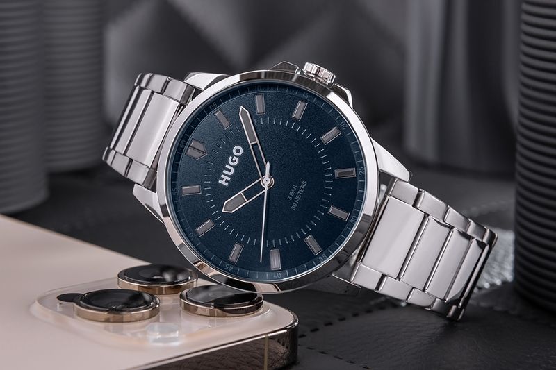zegarek męski hugo first 1530186 + box zdjęcie 3