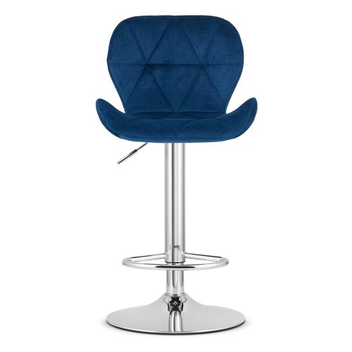 Hoker WEST - aksamit granatowy / baza chrom x 2 na Arena.pl